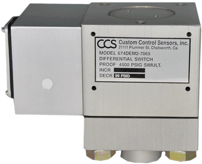 674DE Series Pressure Switch