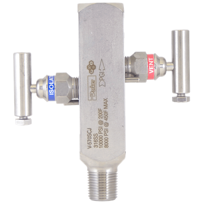Hard Seat Block & Bleed Valve