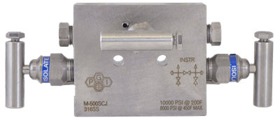 M-500 Three-Valve Manifold