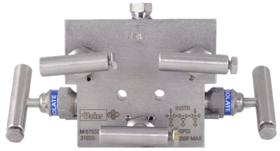 M-502 Five-Valve Wide Pattern Manifold