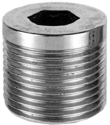 PDAPLUG50 1/2" NPT 316 Stainless Steel Stopping Plug with Approvals