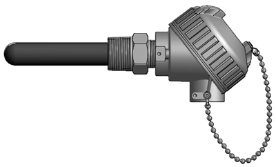 Thermocouples with Special-Service Composite Protection Tubes
