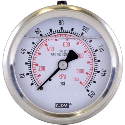 233.53 Stainless Steel Bourdon Pressure Gauge