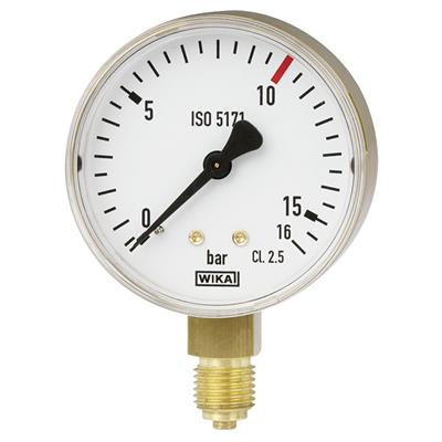 Bourdon Tube Pressure Gauge, Copper Alloy - 111.11