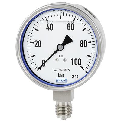 Bourdon Tube Pressure Gauge, Stainless Steel - PG23LT