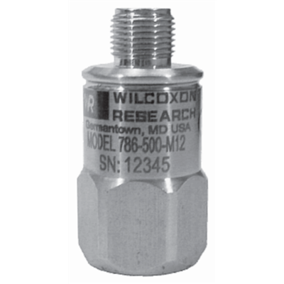 Model 786-500-M12-D2 Class I Division 2 Certified Low-Frequency Accelerometer