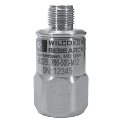 Model 786-500-M12-IS Low-Frequency Intrinsically Safe Accelerometer