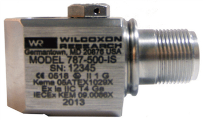 Model 787-500-IS Low-Frequency Intrinsically Safe Accelerometer