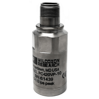 PC420V Series RMS & Peak Velocity Loop Powered Sensor